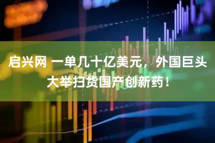 启兴网 一单几十亿美元，外国巨头大举扫货国产创新药！