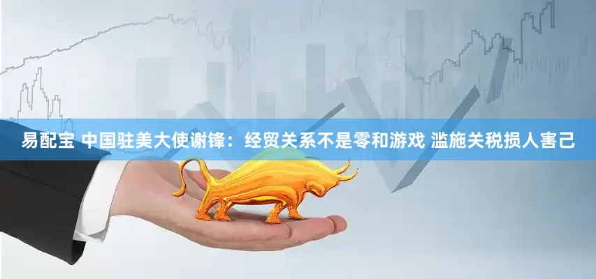 易配宝 中国驻美大使谢锋：经贸关系不是零和游戏 滥施关税损人害己